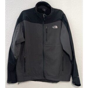 THE NORTH FACE Mens XXL Dark Gray Soft Shell Apex Bionic JACKET AL5C *Read*